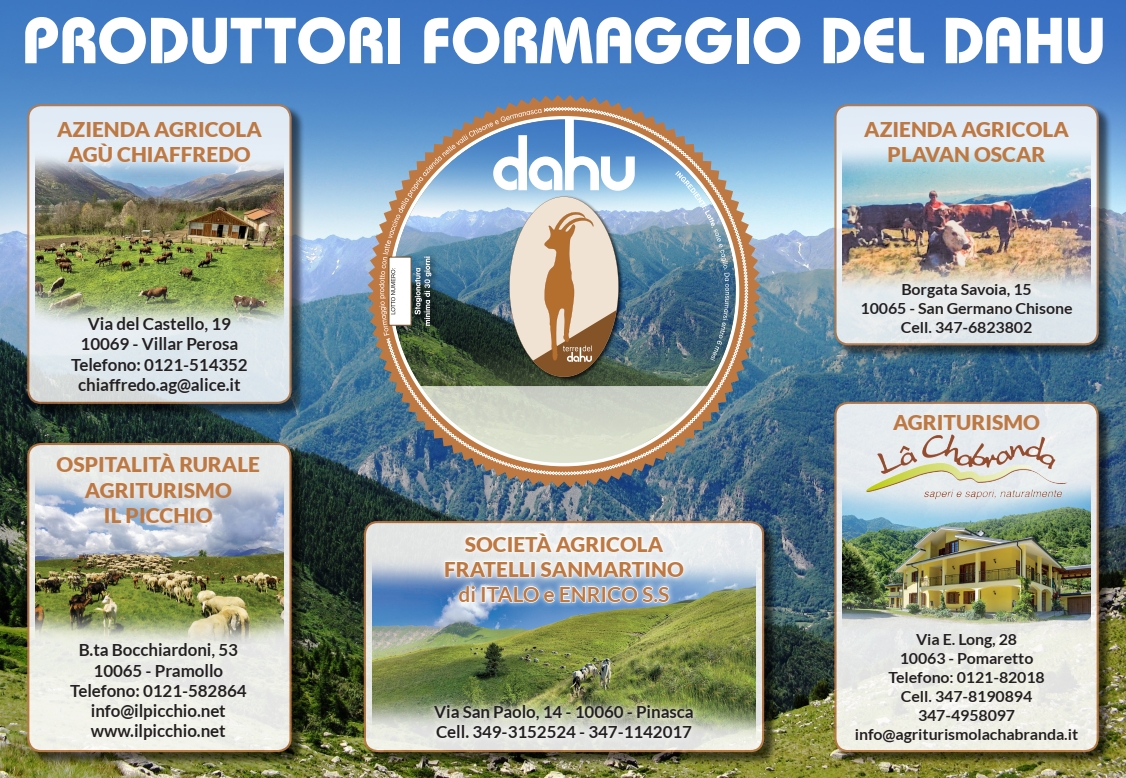 Arriva il nuovo marchio del formaggio della Val Chisone e Val Germanasca – FORMAGGIO DEL DAHU